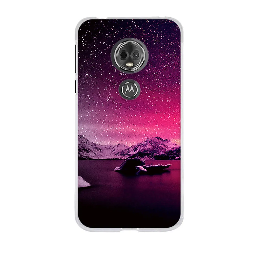 Чехол для Motorola Moto E5 чехол из мягкого ТПУ задняя крышка E (5 го поколения) чехлы