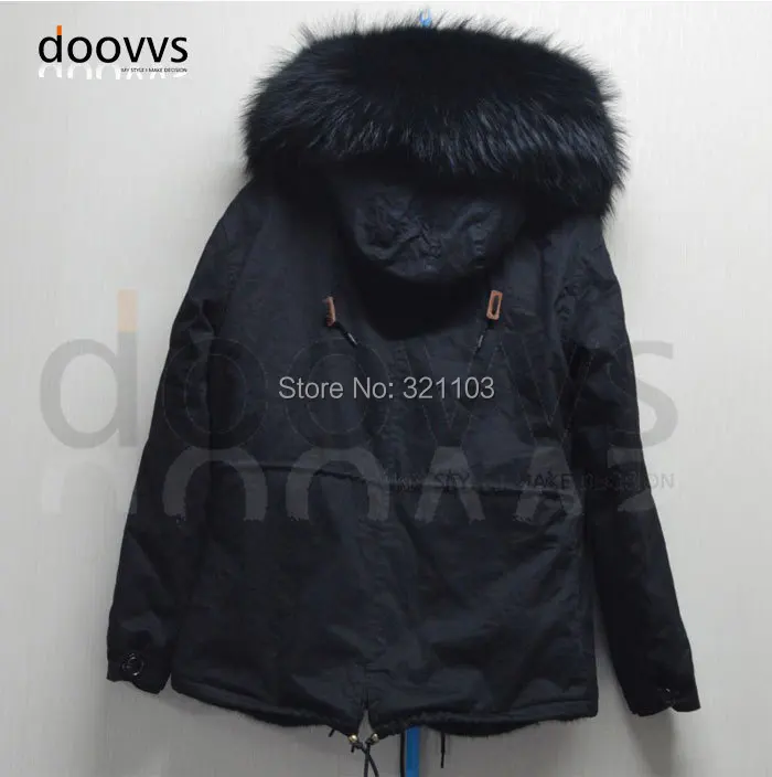 Зимнее женское длинное пальто ветровка/Тренч черное большое меховое с меховым