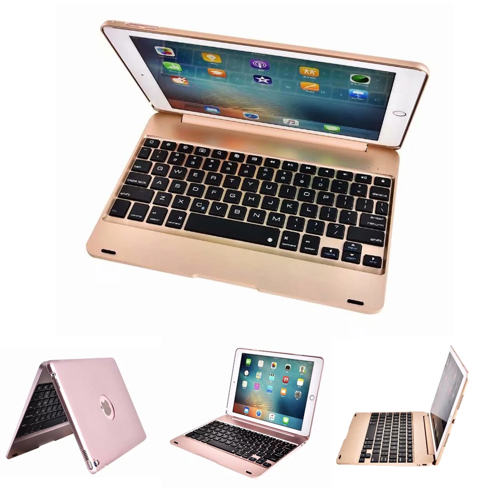 9,7 ''клавиатура чехол для iPad 9,7 чехол с клавиатурой A1893 A1954 Bluetooth жесткий ABS для iPad 9,7 чехол для клавиатуры