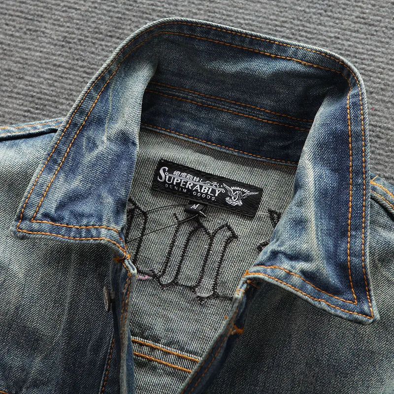 Мужская джинсовая куртка осенняя/весенняя 2019 | одежда