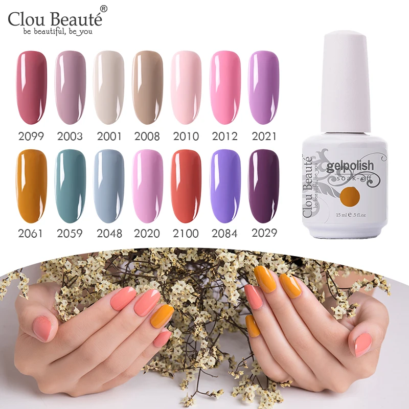 Гель лак для ногтей Clou Beaute Гибридный полуперманентный 15 мл|Гель ногтей| |