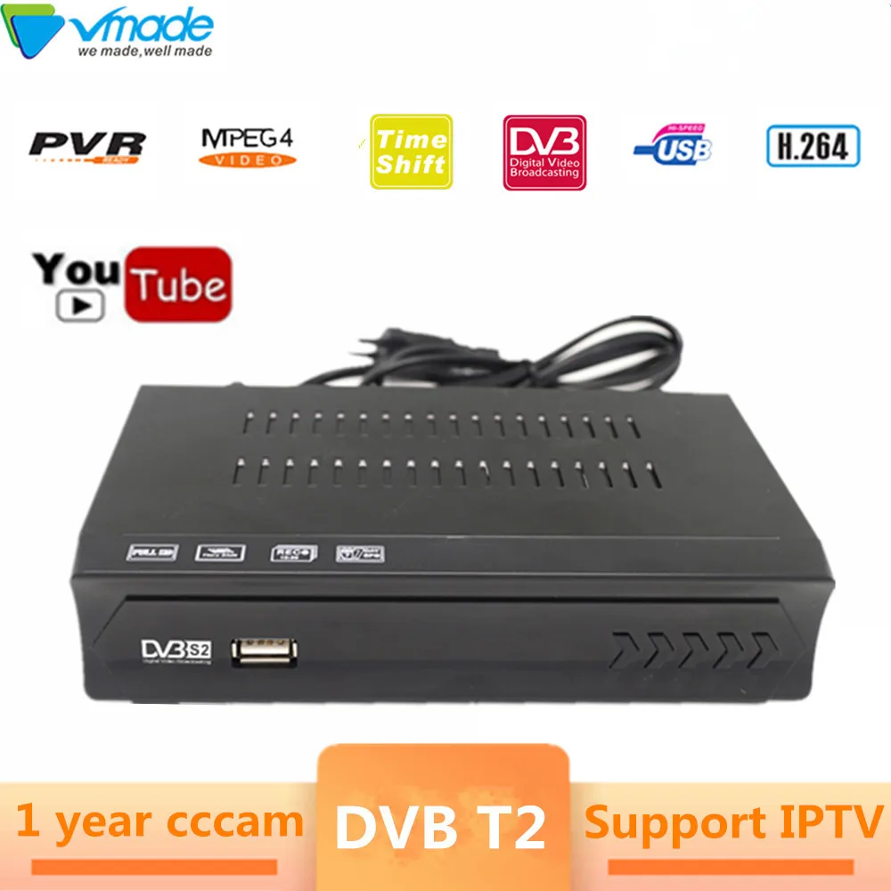 Vmade DVB S2 цифровой спутниковый ТВ приемник M5 Full HD 1080P стандартная приставка