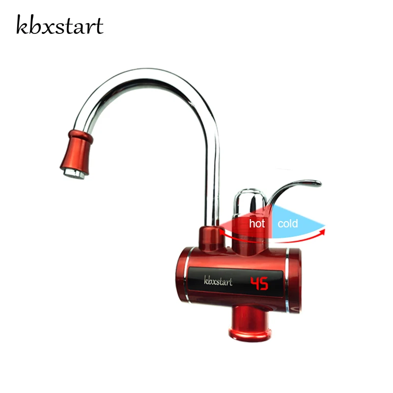 KY-6C-X Heater Tap Kbxstart кран с подогревом воды домашний кухонный сенсорный кран для нагрева горячей воды с электрическим душевым 220 В индукционный нагреватель мгновенные Водонагреватель - Цвет: KY-6C-X Heater Tap