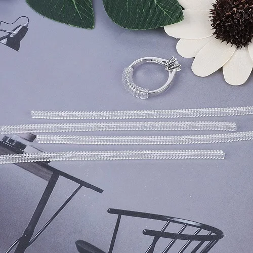 3.5mm Горячая Распродажа 4 шт. 10 см DIY прозрачное Винтажное кольцо на спиральной основе размер предохранитель затягиватель редуктор ювелирные изделия инструменты и оборудование - Цвет: 3.5mm