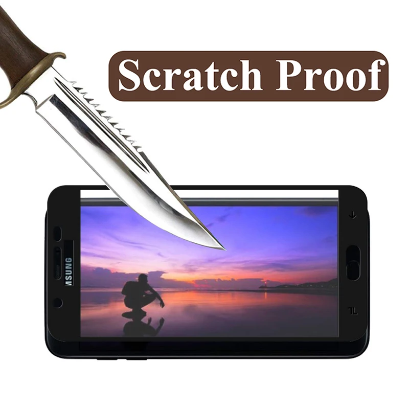 9D полное покрытие закаленное стекло для samsung j2 j3 j5 j7 2017 prime Защитная пленка экрана j
