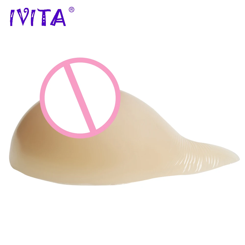 IVITA 800 г реалистичные силиконовые формы груди Crossdress костюм поддельные грудь для