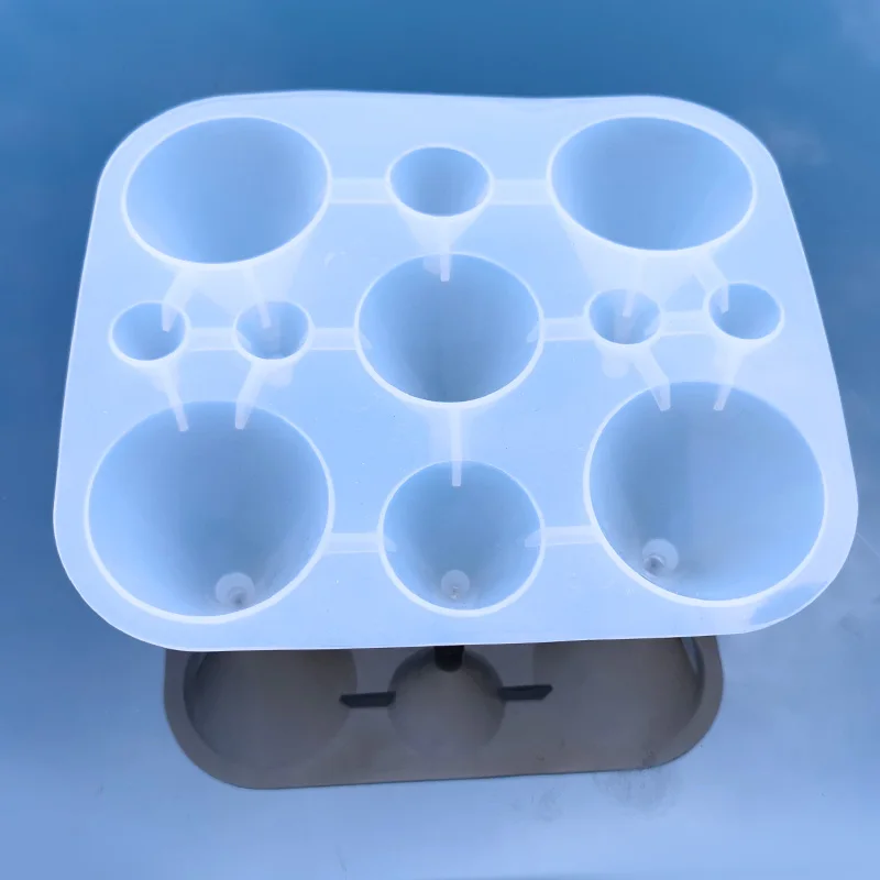 Resin Jewelry Liquid Silicone Mold Big Pyramid Shape DIY Mold Resin Molds Making Finding Accessories