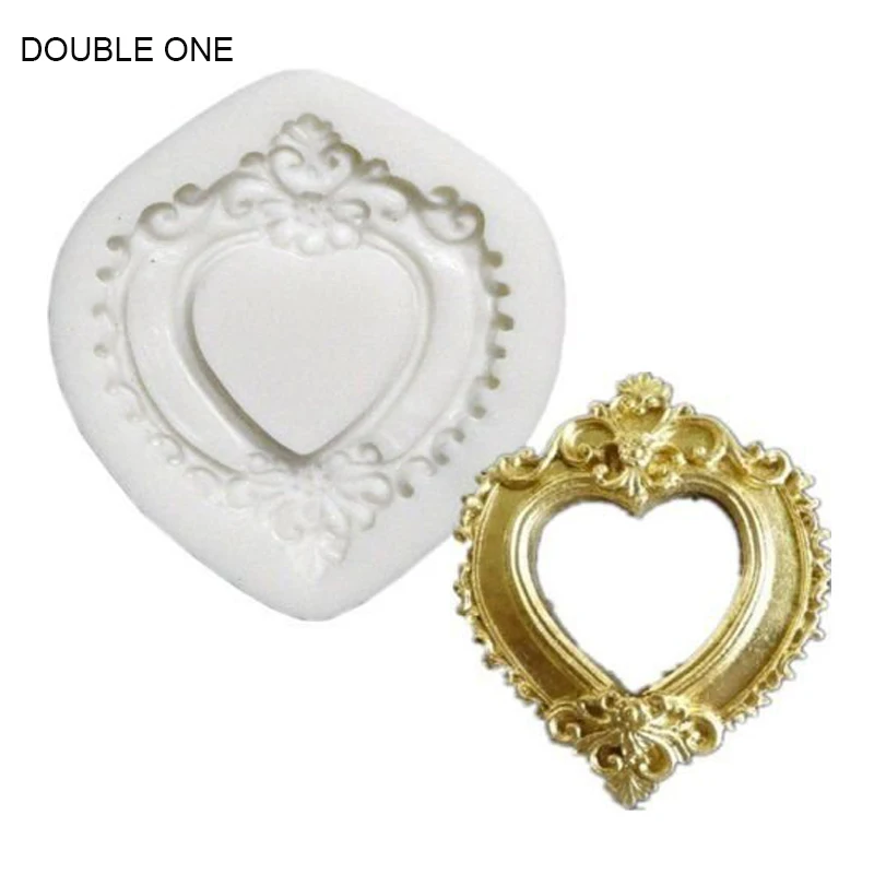 

Double One PHoto Frames Mirror Silicone Mould FOR Jewelry Craft Resin Crystal