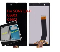 jieyer lcd for sony xperia z l36h c6606 c6603 c6602 c6601 c660x lcd display digitizer touch screen for sony z c6603 lcd