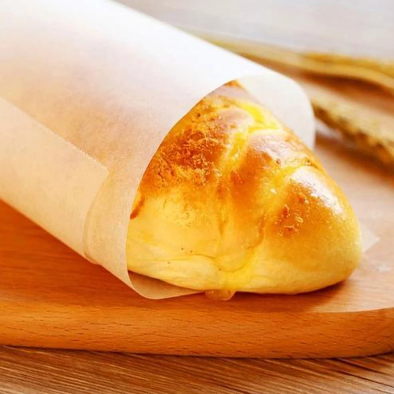 100 шт. Восковая бумага для хлеба бургеров пищевых продуктов обертка корзина