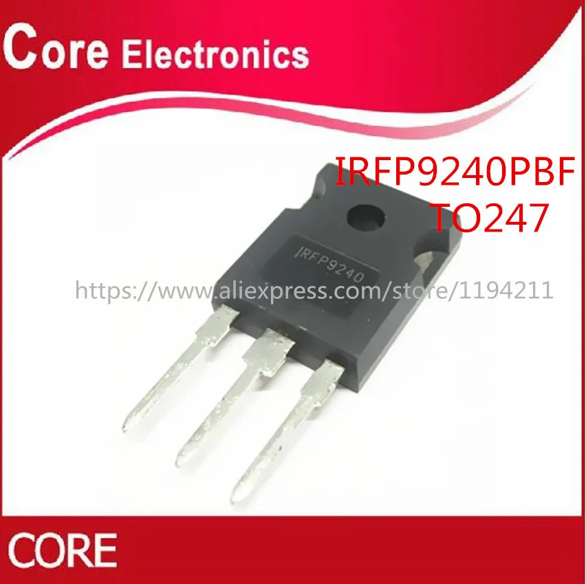 10 шт./лот IRFP9240PBF IRFP9240 MOSFET P CH 200V 12A 247 лучшее качество|Интегральные схемы| |