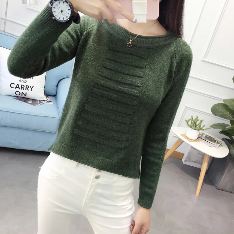 2021 новые зимние женские блузки грубые шерстяные свитера теплые весна осень зима