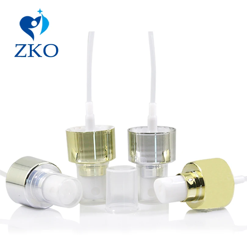 

24/410 Golden/Silver Electroplated Aluminum Mist Sprayer/Smooth Perfume Pump Sprayer/Eau De Parfum Spray Bottle Cap FreeShipping