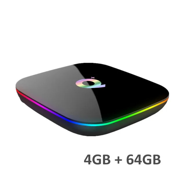 4GB 64GB ТВ-приставка Q Plus Smart tv Box 6K Android 9,0, 4 Гб ОЗУ, 32 ГБ/64 Гб ПЗУ, четырехъядерный процессор H.265, USB3.0, 2,4G, WiFi, ТВ-приставка, 4K медиаплеер - Цвет: 4GB 64GB