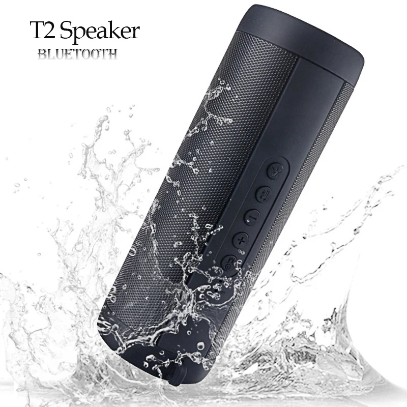 T2 Bluetooth Динамик Водонепроницаемый уличный Портативный беспроводной мини Колонка