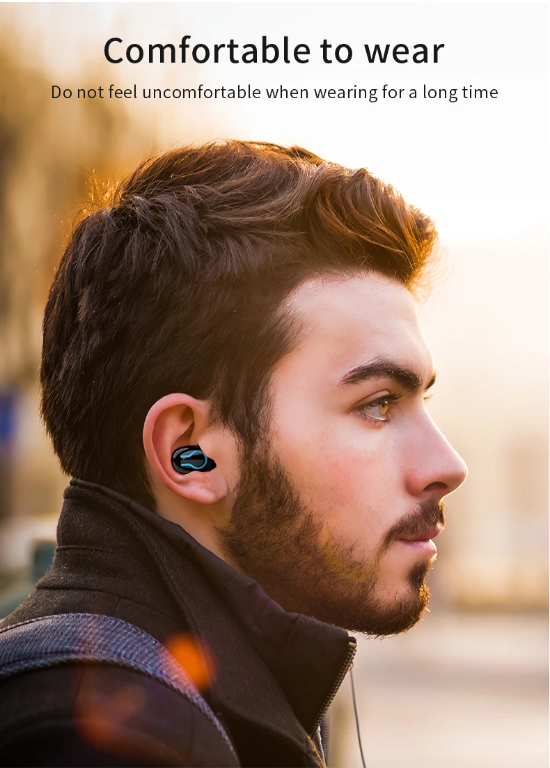 HBQ Bluetooth 5,0 наушники портативные TWS беспроводные наушники-вкладыши 3D стерео звук с микрофоном свободные руки спортивные наушники Авто сопряжение гарнитура