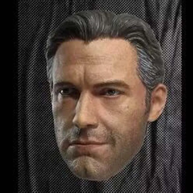 

Mnotht Ben Affleck Head Carving 1:6 Scale Male Soldier Resin Head Sculpt Superhero Model for 12inch Action Figure Toy Collection