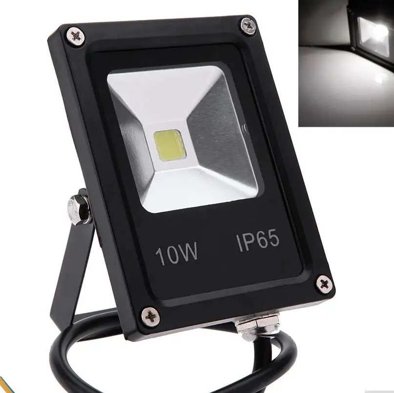 Новый светодиодный прожектор 10 Вт Водонепроницаемый IP65 наружный плоский