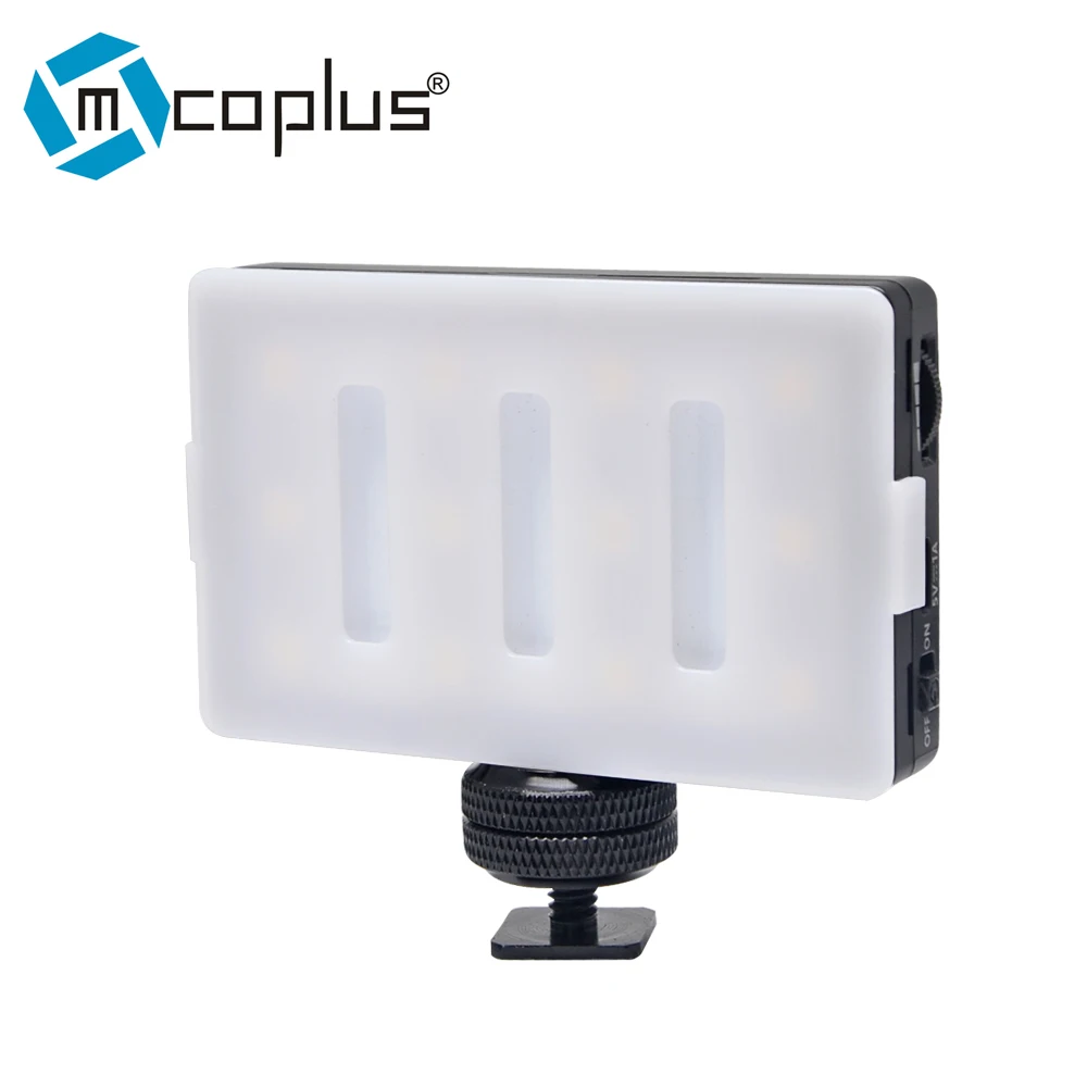 Mcoplus светодиодный 16 LED видео свет CRI 95 встроенный литий ионный аккумулятор USB