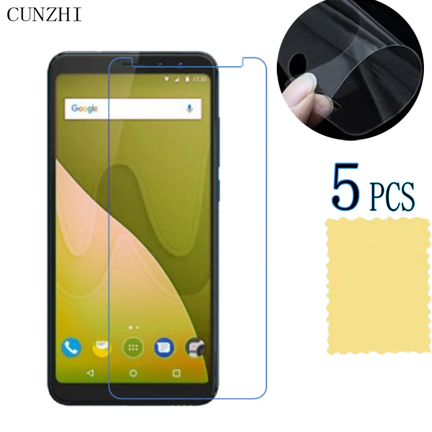 Cunzhi 5 шт. высокопрозрачная Защитная пленка для ЖК-экрана Wiko View Prime защита ультра