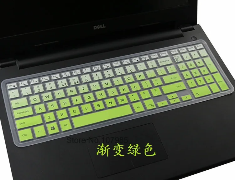 Gradualgreen 15 дюймов Чехол для клавиатуры ноутбука протектор для Dell G3 15/17 G5 15 G7 15 серии 15," G3 15 G3579 G5 G5587 G5590 G3 17 G3779 G7790 - Цвет: Gradualgreen