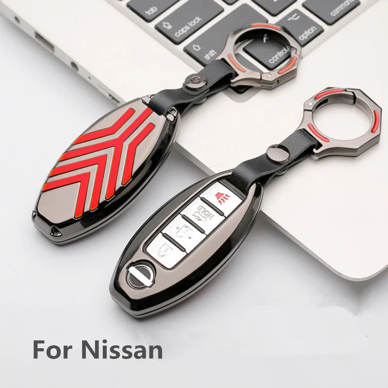 Новый цинковый сплав ключи крышка чехол для Nissan Qashqai J10 J11 X Trail t31 t32 ногами Tiida Pathfinder