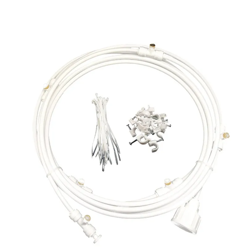 Наружная система охлаждения сада Орошение воды мистер сопла набор спрей Система