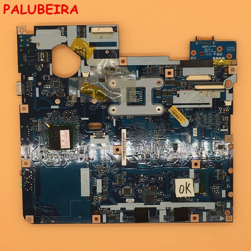 PALUBEIRA для Acer eMachines E525 E725 5732 Материнская плата ноутбука KAWF0 LA 4851P REV:10 MBPL402001 100%