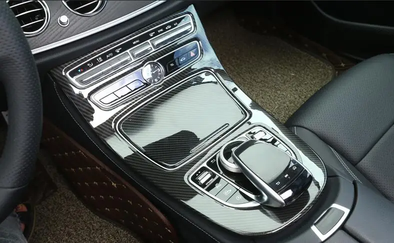 Стильные наклейки из АБС пластика и углеродного волокна для центральной консоли