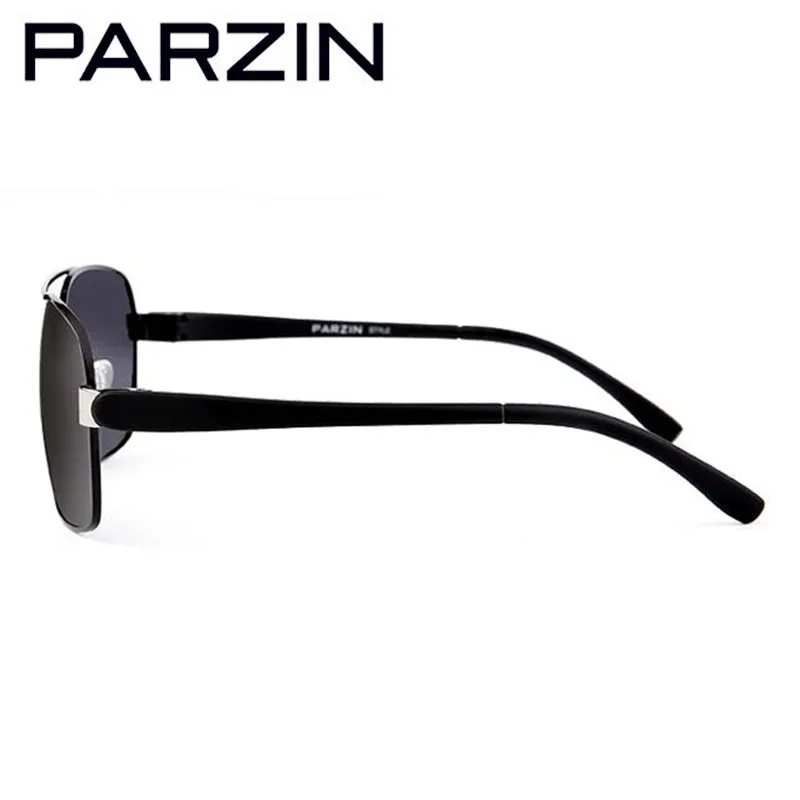 PARZIN Мужчины Поляризованные Солнцезащитные Очки Мужской Оттенки УФ Вождения С