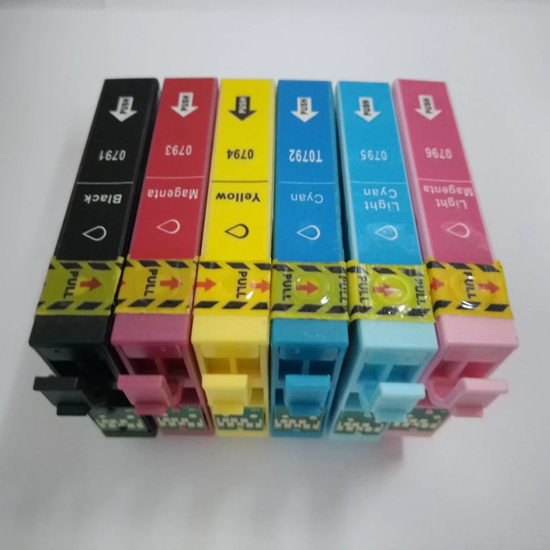 Einkshop T0791-T0796 чернильный картридж T0791 для Epson 1400 1410 1500 Вт PX730WD PX820FWD PX830FWD P50 PX650 PX660 PX700W |
