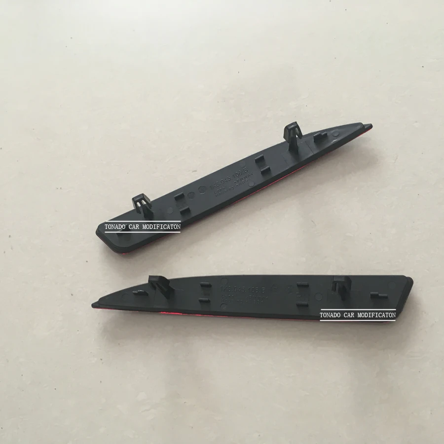 Пара красных задних левых и правых отражателей бампера задние фонари стоп