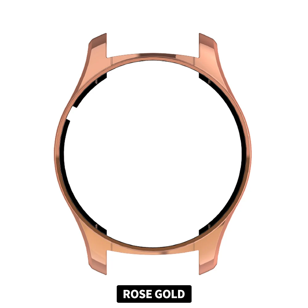 Rose Gold Для HUAWEI WATCH 2 Pro Чехол с покрытием TPU чехол противоударный Защитная рамка для экрана новые аксессуары для часов бампер - Цвет ремешка: Rose Gold