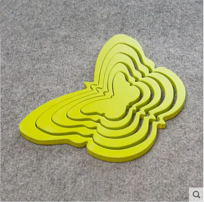 Съемный стикер для гостиной 5 шт./компл. 3D настенное украшение Бабочка сделай сам