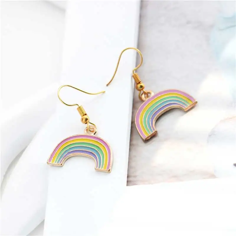 

Fashion Rainbow Pendant Earring Rainbows jewelry Earrings for women jewelry Gift