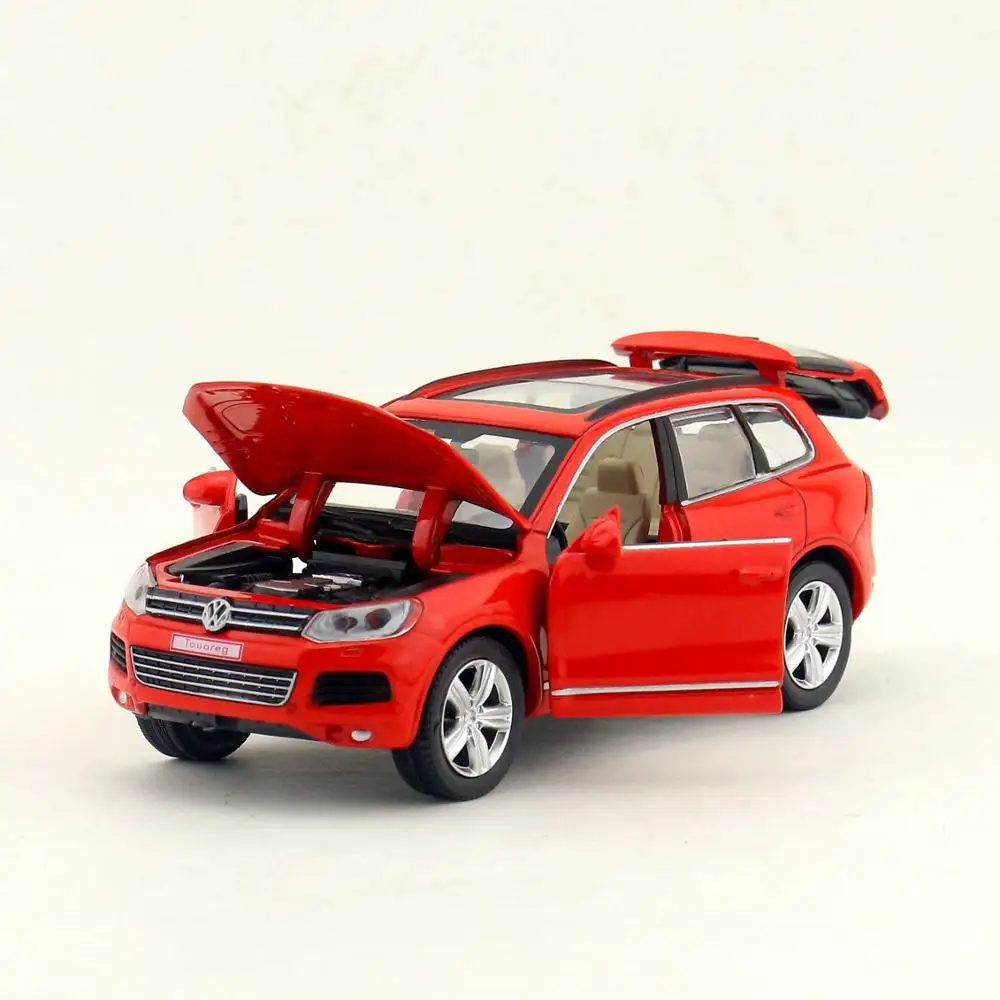 /литая под давлением игрушечная модель/1:32 весы/Volkswagen Touareg автомобиль/Вытяжка/звук и светильник/образовательная Коллекция/подарок