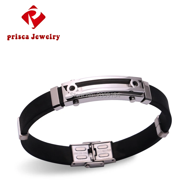 Мужской золотой браслет силиконовый модные ювелирные изделия браслеты Charrm из