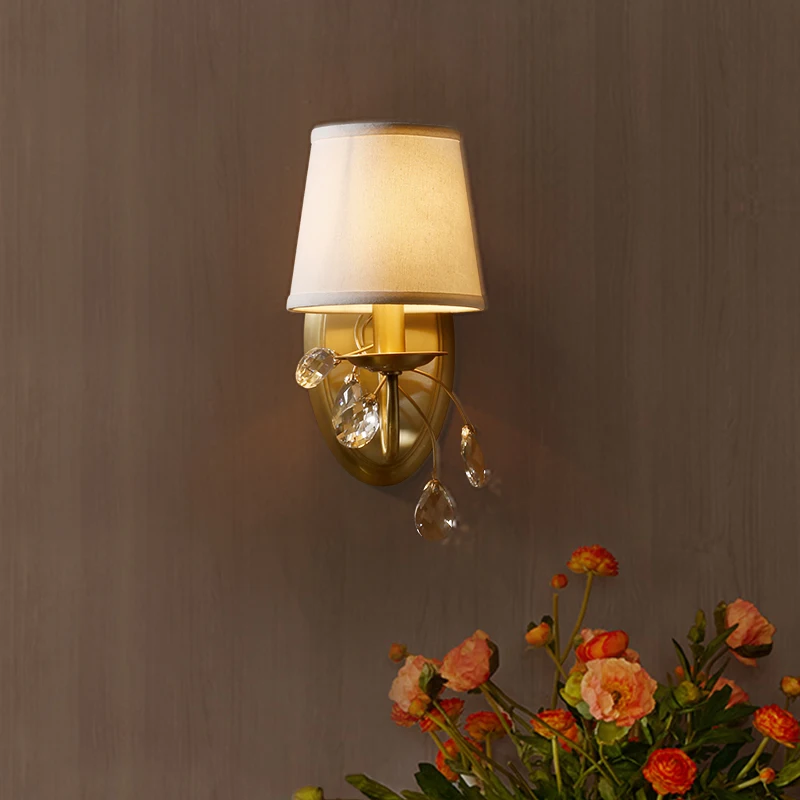 Американский винтажный настенный светильник домашняя промышленная медная