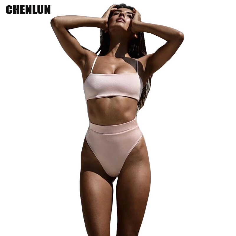 CHENLUN 2019 Новый Высокая Талия бикини комплект Для женщин пикантные летние пляже