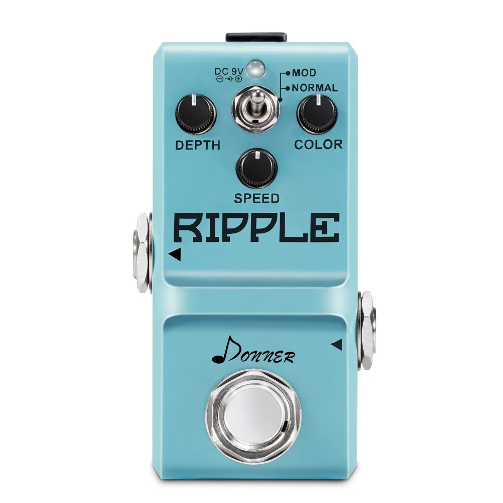 Donner Ripple Tremolo педаль гитарных эффектов портативный мини чистый аналоговый контур