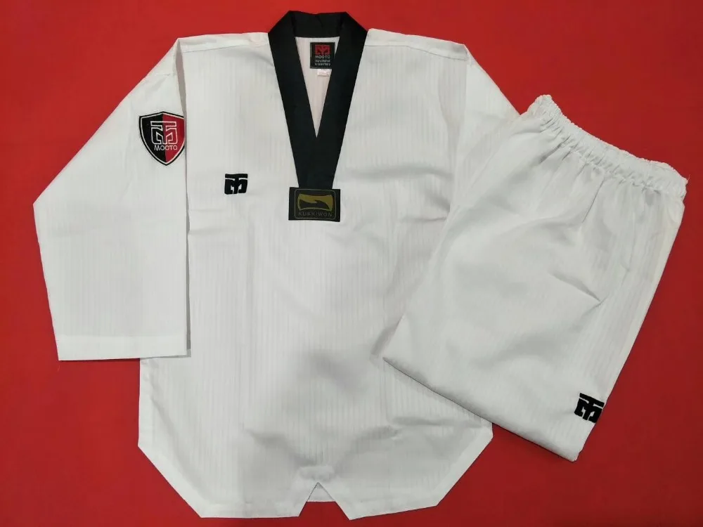 Mooto Тренеры тхэквондо добокс Kukkiwon взрослые Униформа учителя dodoboks стандарт