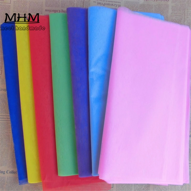 35 листов папиросной бумаги обертывания волокна текстуры накидки с цветочным