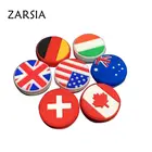 15 шт., амортизатор для тенниса с национальным флагом