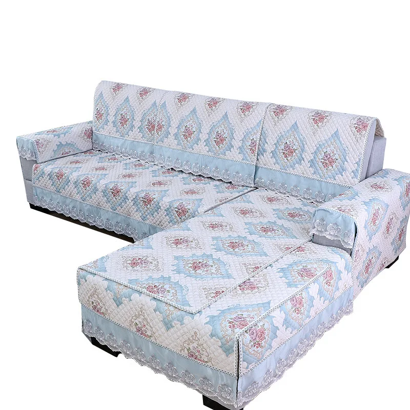 Новинка 2019 чехлы для диванов с цветочным узором Чехлы мебели Нескользящие кресел