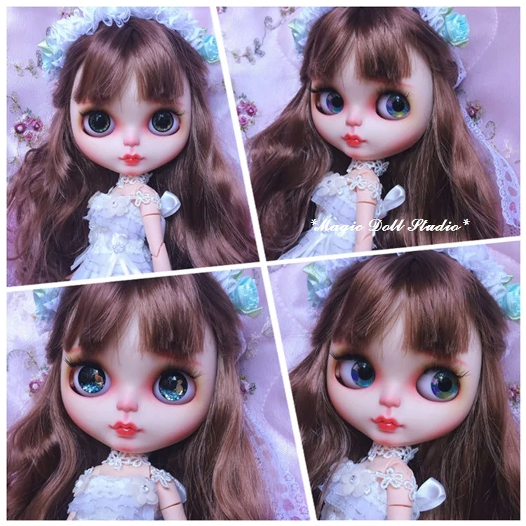12 дюймовая кукла BJD NeoBlythe BrownLong Hiar голая Blyth пластиковая розничная Neoblythe [NBL028]|doll