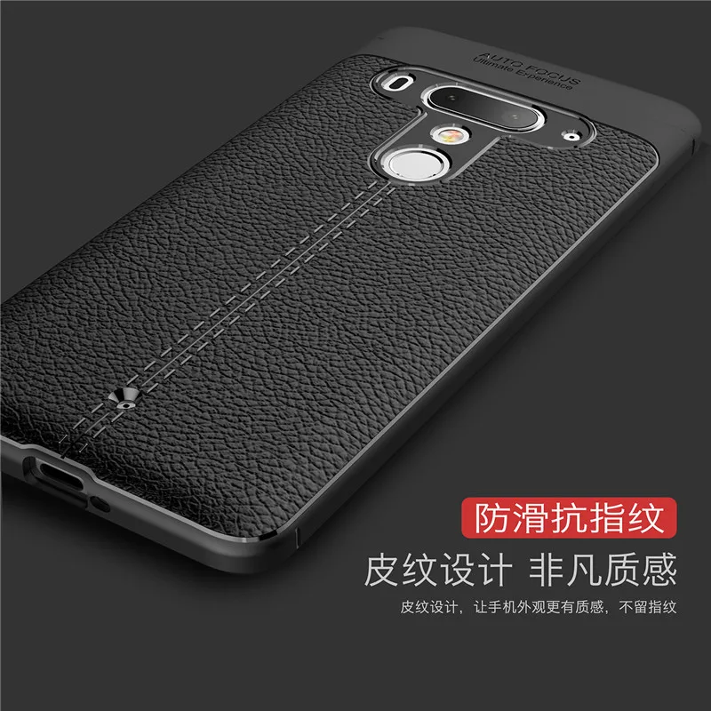Чехол wolfrole для HTC U12 Plus противоударный Роскошный кожаный чехол из ТПУ Fundas + чехлы