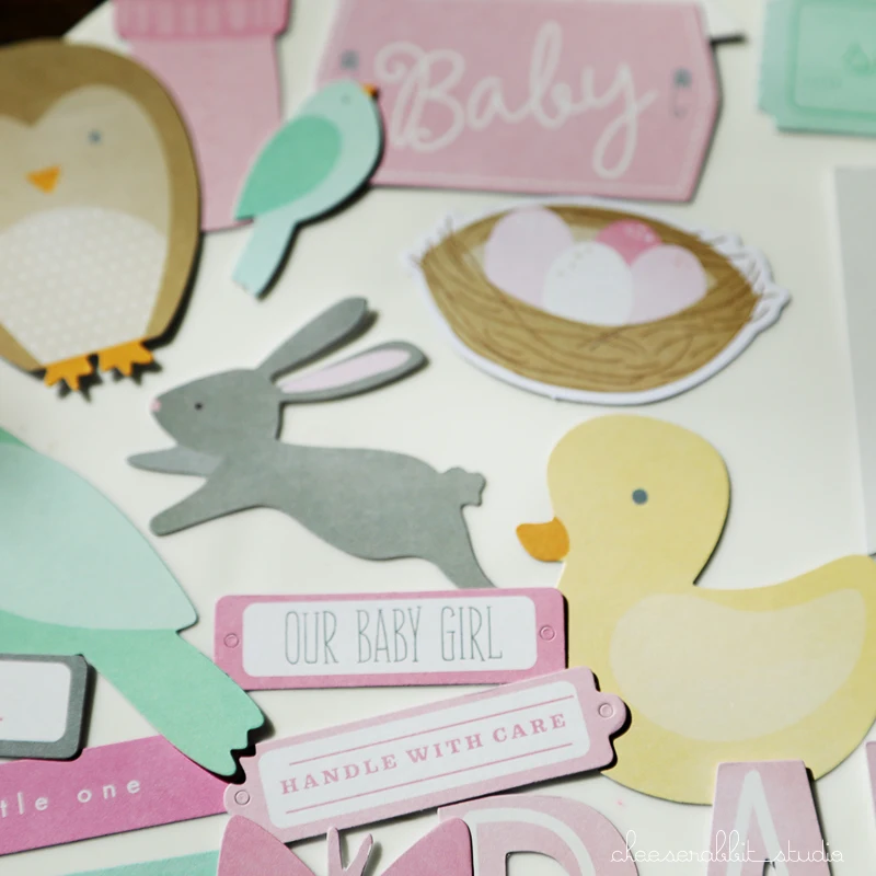 36 шт. высечки для скрапбукинга девочек | Дом и сад