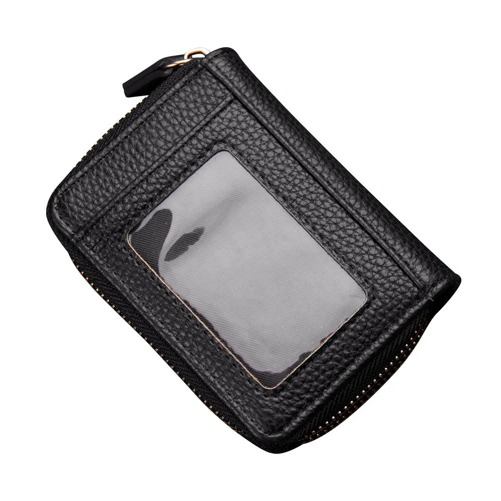 Женская сумка винтажный клатч для кредитных карт из синтетической кожи Двойные