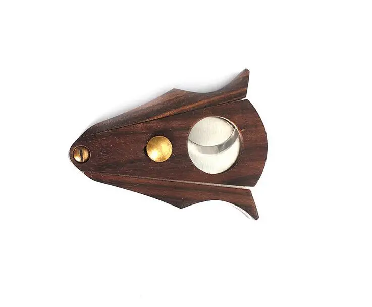 Портативные деревянные ножницы двойная гильотина для сигар супер острые лезвия