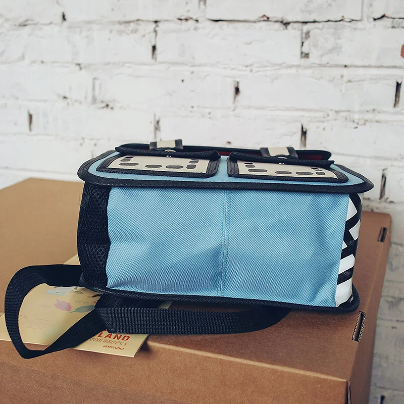 Mynos Новинка 2017 года квадратных eement Рюкзаки Качество Оксфорд школьные сумки для